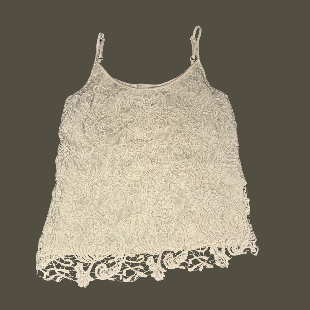 Vintage Mossimo Crochet Tank, Sz. S